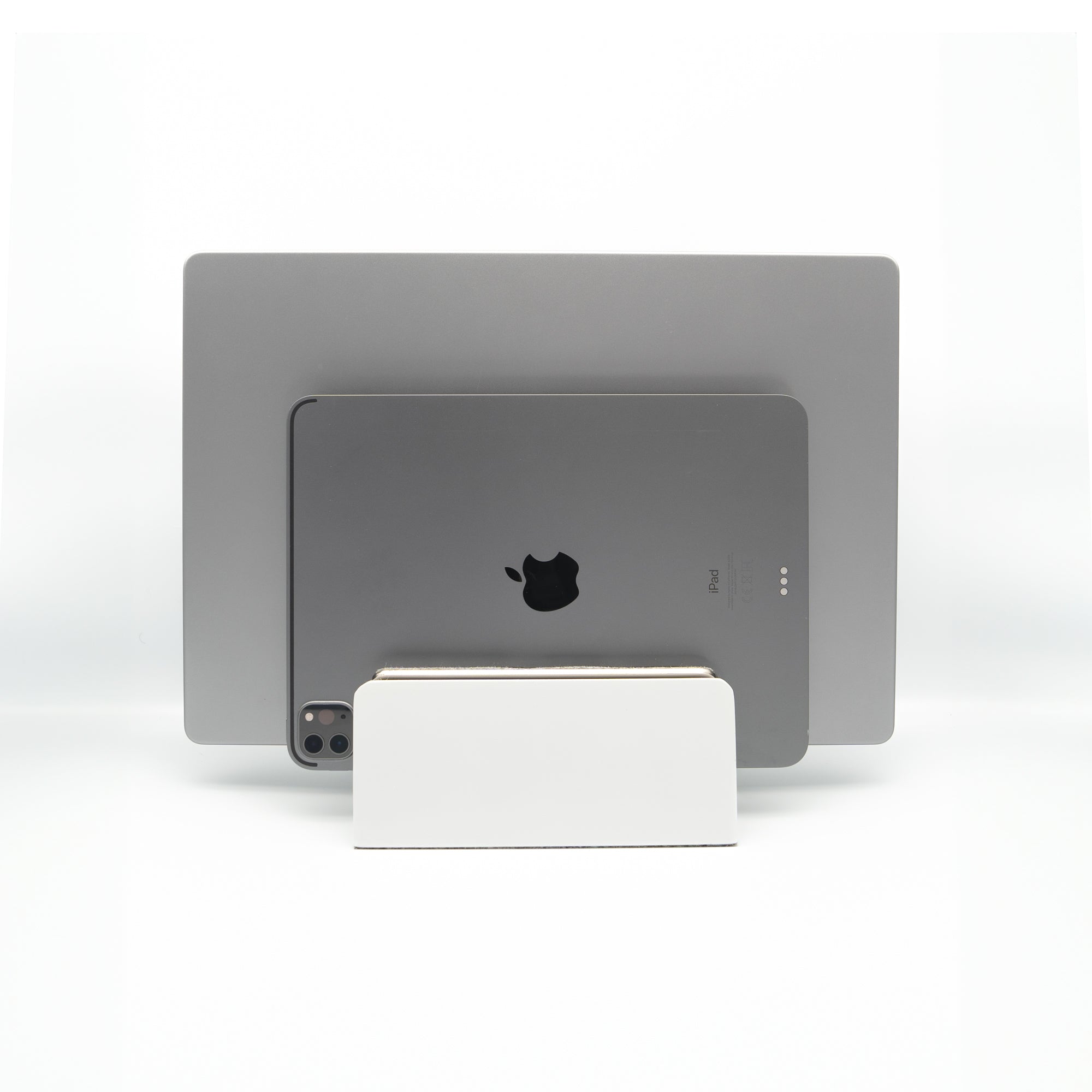 Vertical Laptop Stand | Matte White